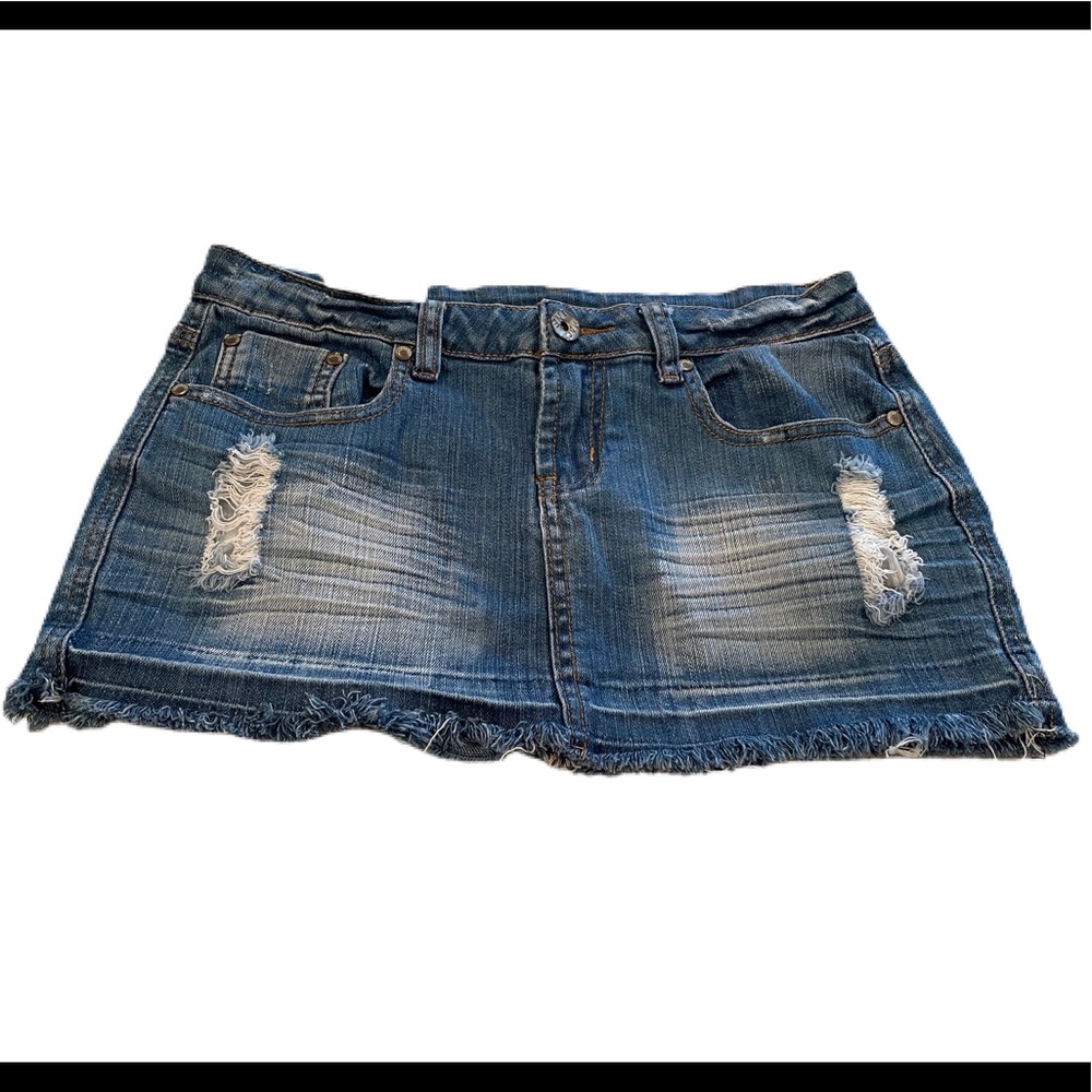 Machine Jean skirt